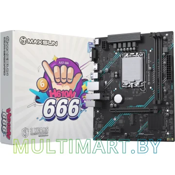 Материнская плата Maxsun H610M 666 WIFI картинка 6
